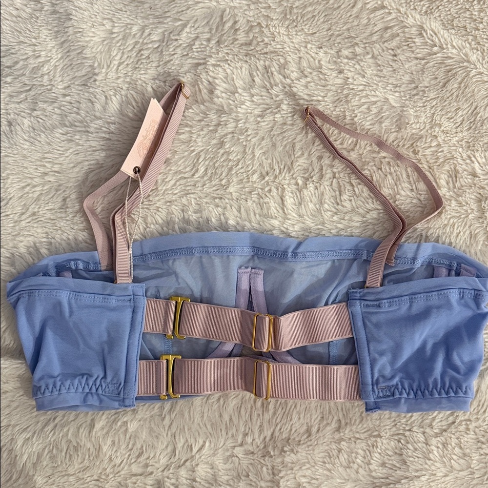 We are HAH Free People wired bra NWT periwinkle - Picture 3 of 3